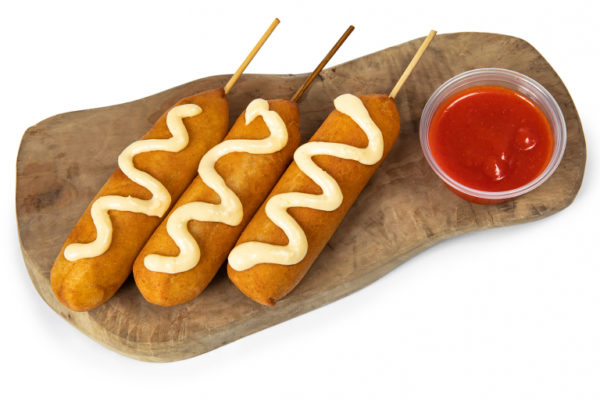 corn dog modern food