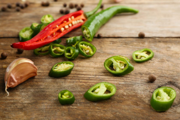 jalapeño en rodaja, modern food