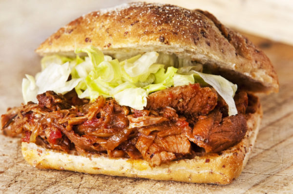 PULLED PORK BARBACOA , MODERN FOOD